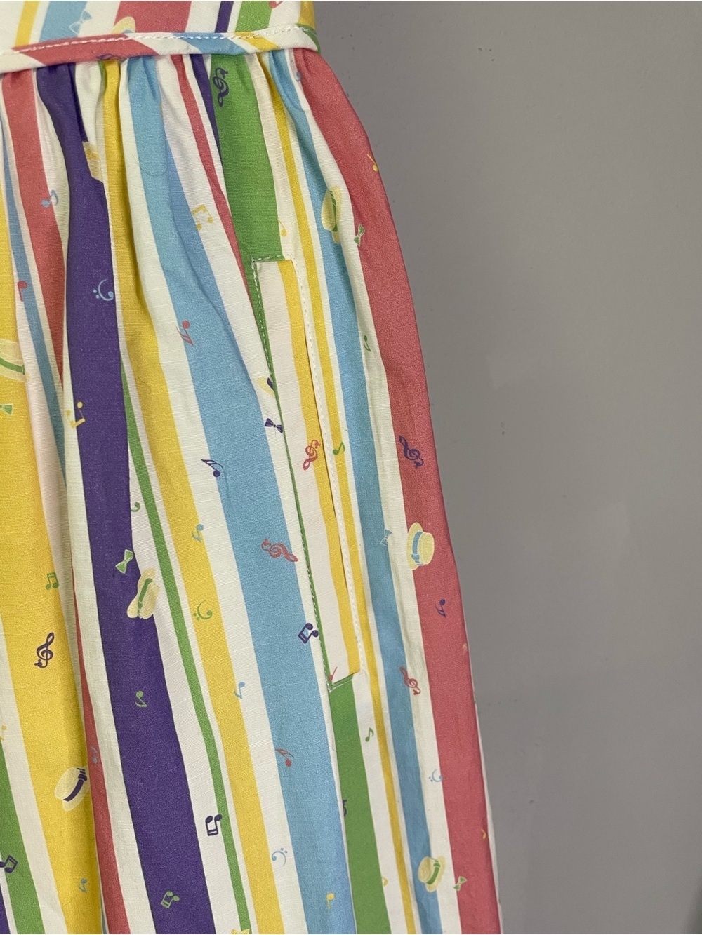 The Dress Shop Disney Dapper Dans Rainbow Striped Dress 1X - Picture 12 of 14